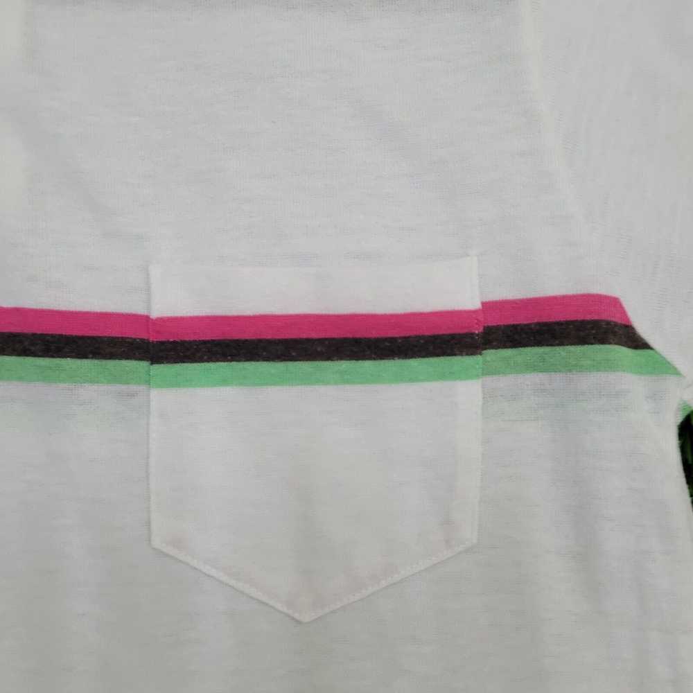 Le Tigre Vintage 80s Le-Tigre Polo S/M 18x25 Colo… - image 9