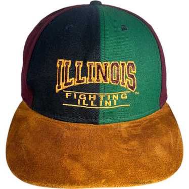 80s University Of Illinois Fightin Illini Snap Back on sale Hat