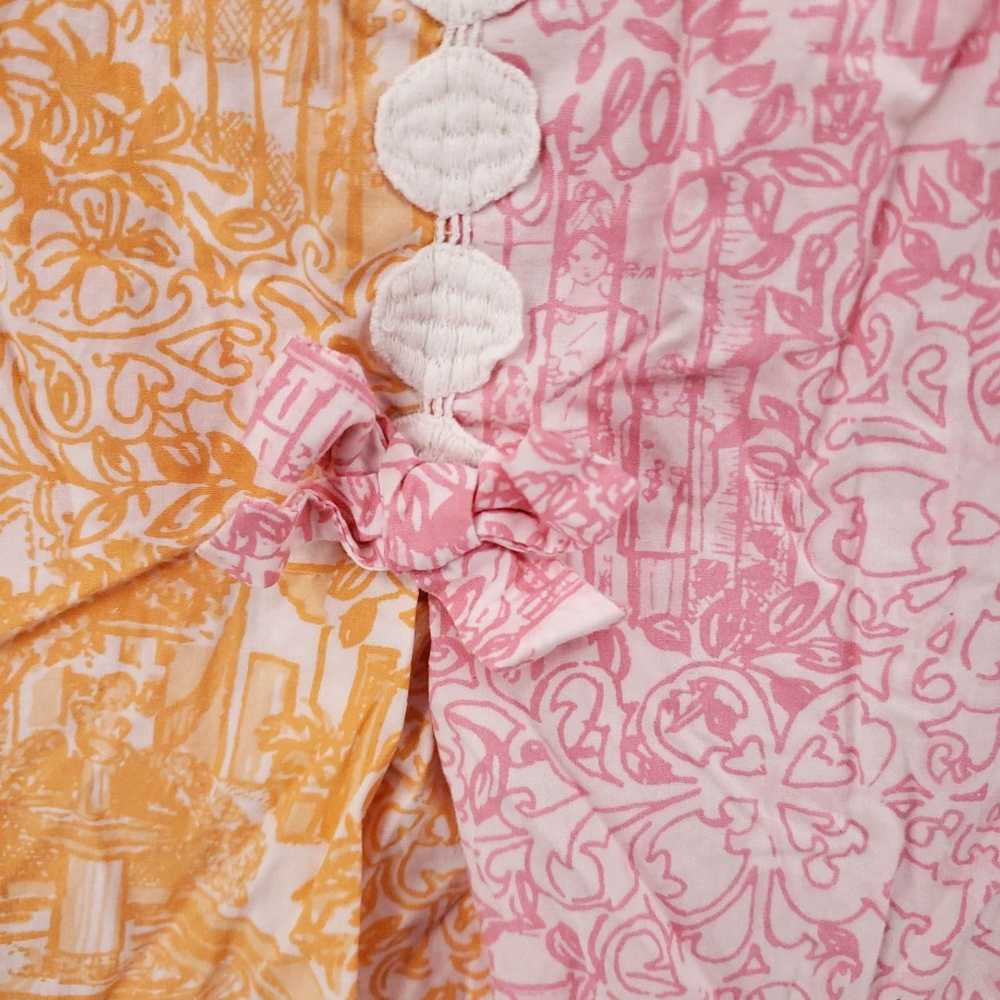 Lilly Pulitzer Pulitzer Jubilee Pink Orange Tenle… - image 4