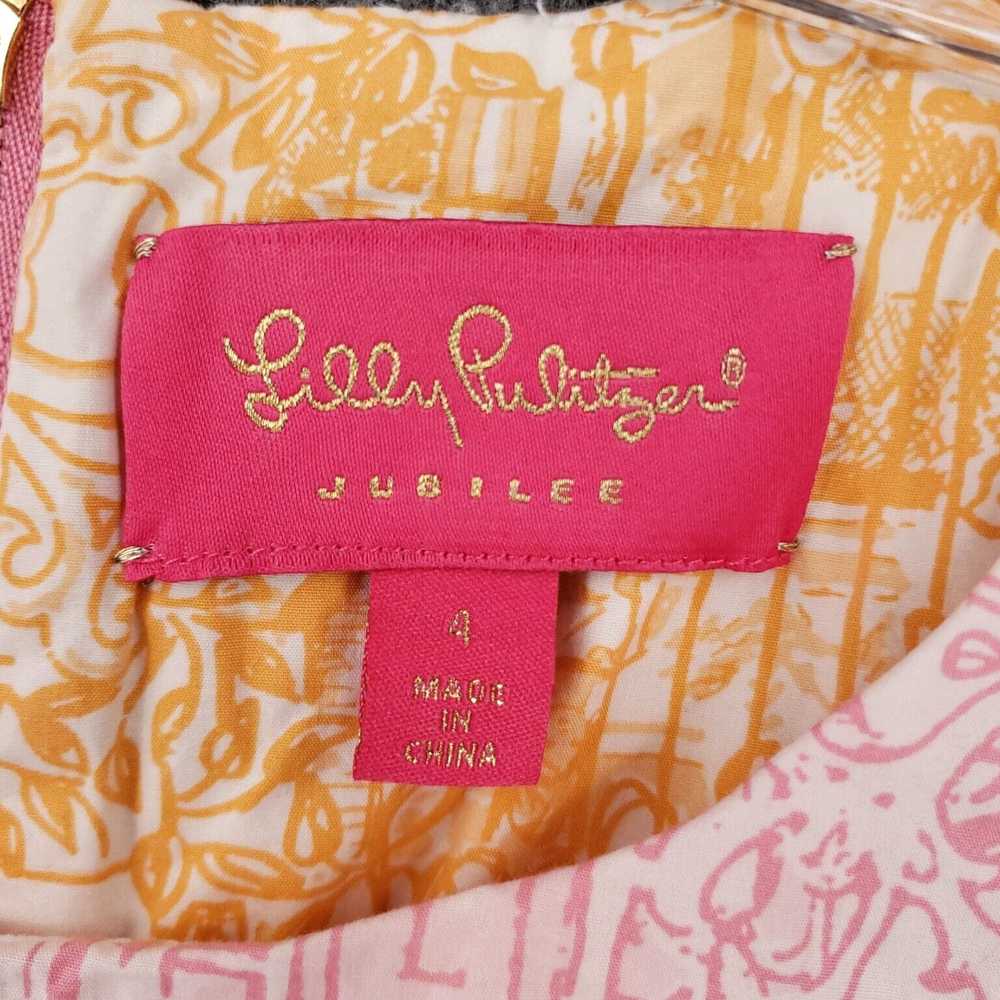 Lilly Pulitzer Pulitzer Jubilee Pink Orange Tenle… - image 6