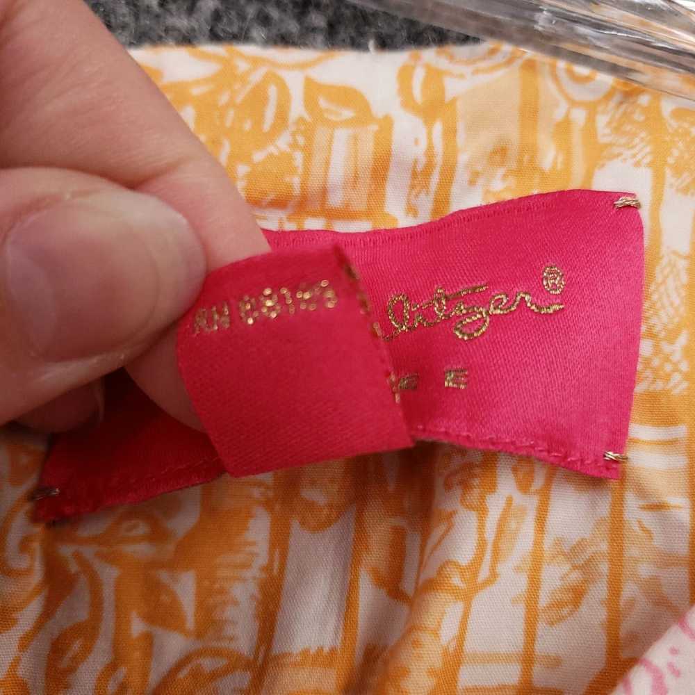 Lilly Pulitzer Pulitzer Jubilee Pink Orange Tenle… - image 7