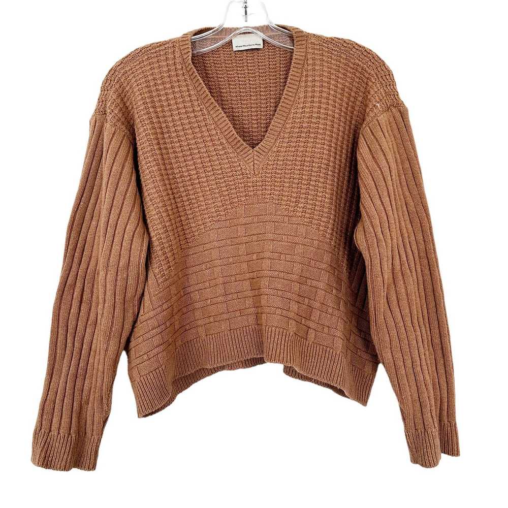 Other Where Mountains Meet Tan Cashmere Sweater - image 1