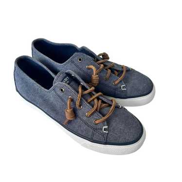 Sperry Sperry Topsider Seacoast Blue Dock Shoes Sz