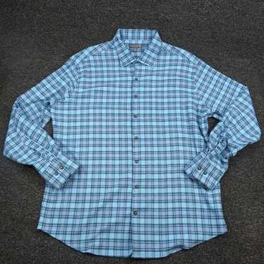 Peter Millar Luxurious Crown Sport Plaid Button Up