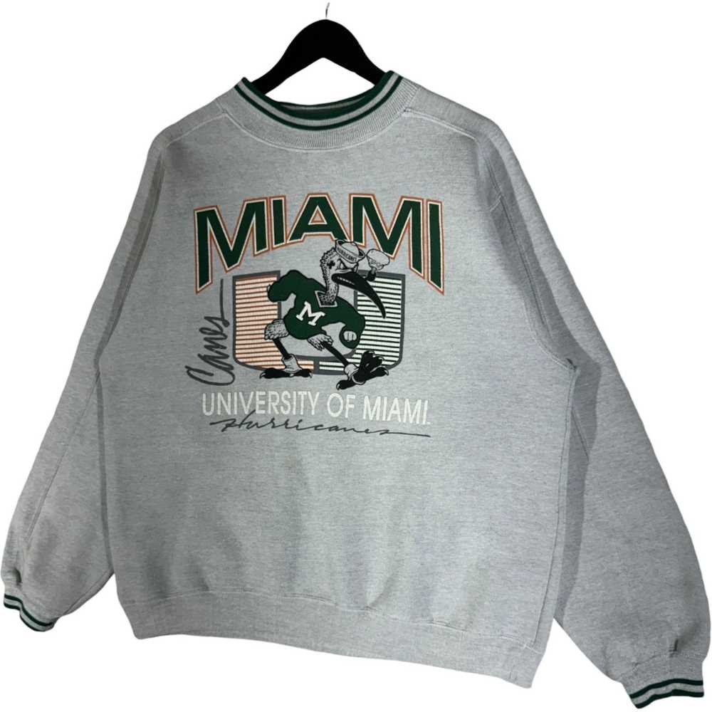 Vintage Vintage University Of Miami Hurricanes Cr… - image 3