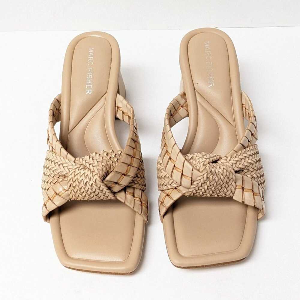 Marc Fisher Macki Heeled Sandals, Natural, Women'… - image 3