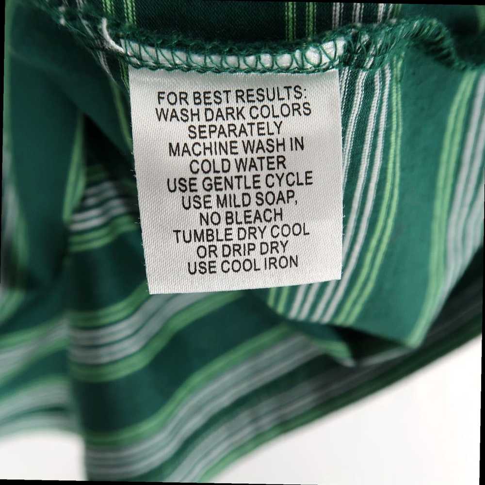 Vintage Green Stripe Pima Cotton Masters Collecti… - image 7