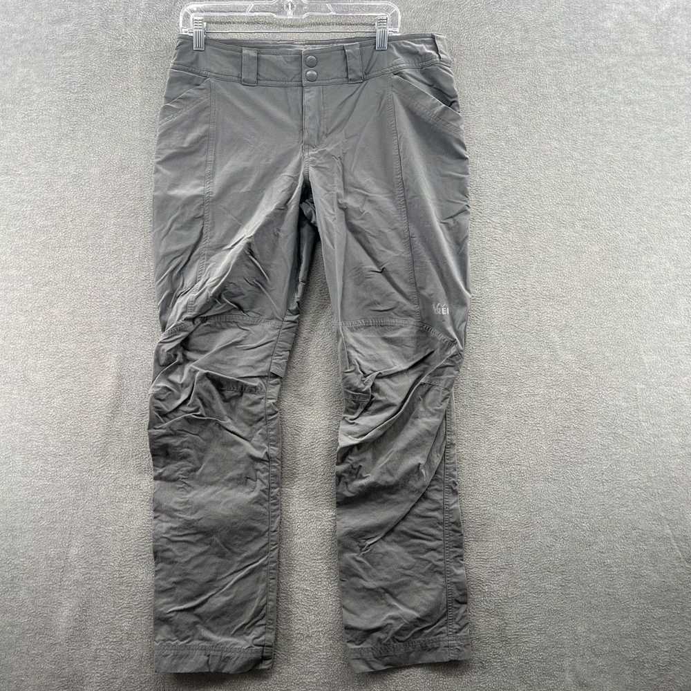 Vintage Gray Spandex Outdoor Vented Knee Cargo Pa… - image 1