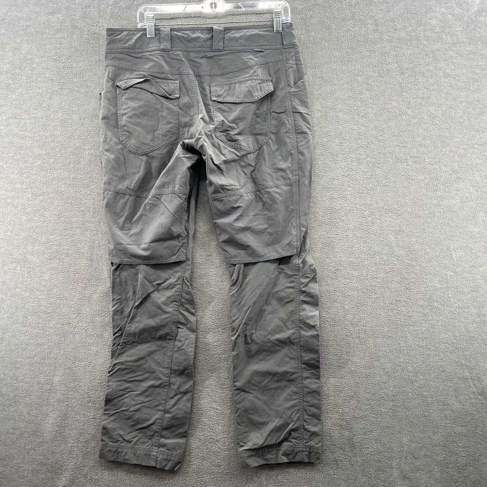 Vintage Gray Spandex Outdoor Vented Knee Cargo Pa… - image 2