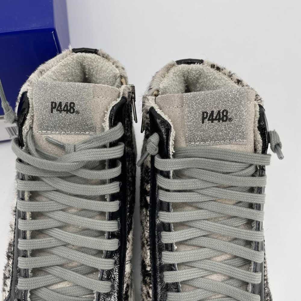 P448 Leather trainers - image 8