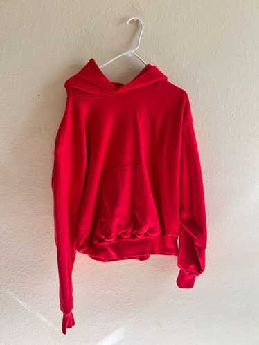 Gap × Yeezy Season Yeezy Gap Hoodie Red Size Mediu