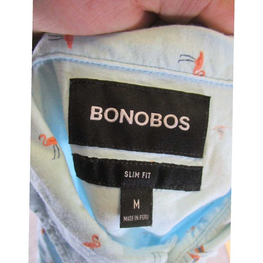 Bonobos Mens Medium Slim Fit Fashionable Blue Cot… - image 6