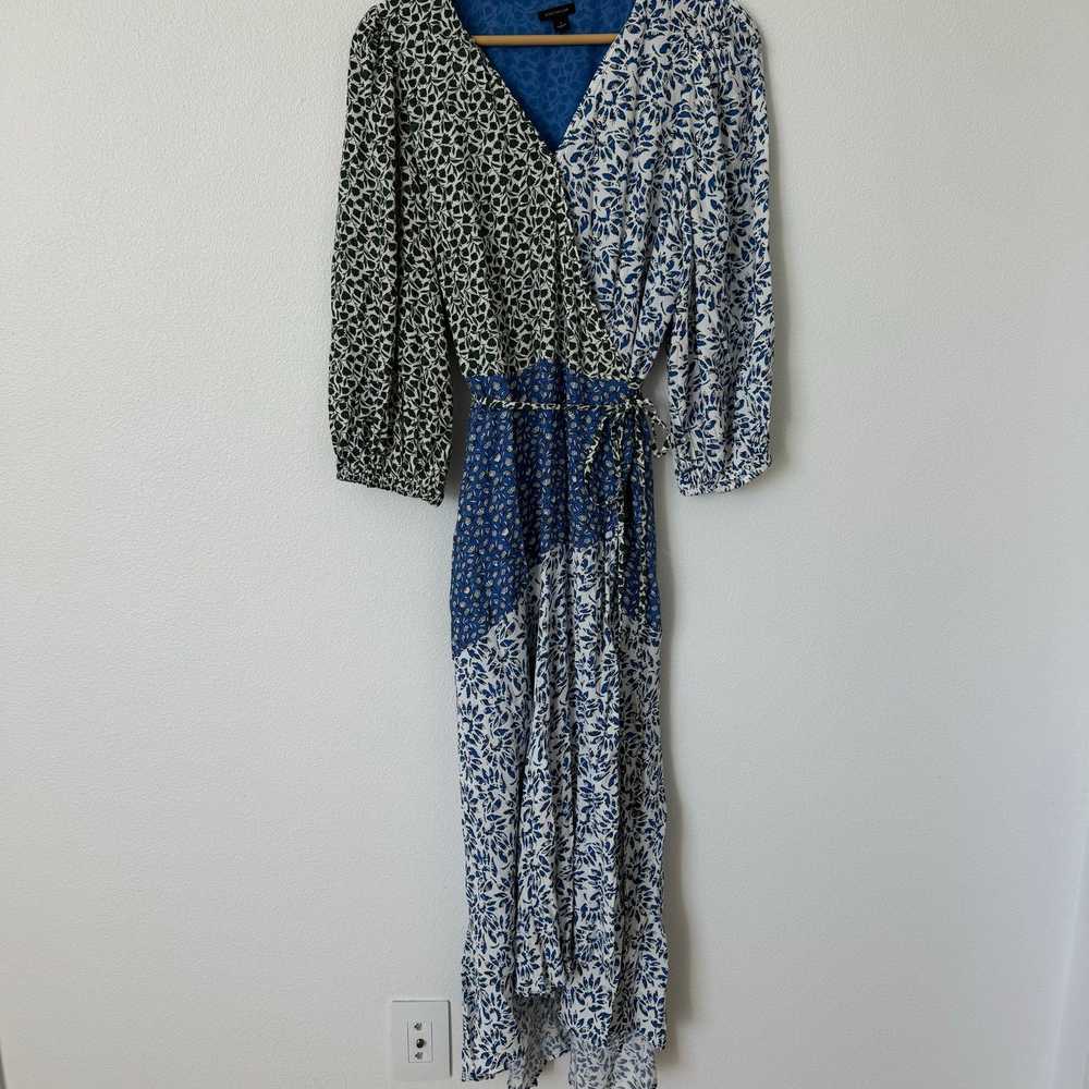 Ann Taylor Ann Taylor Floral Wrap Long Sleeve Fla… - image 8