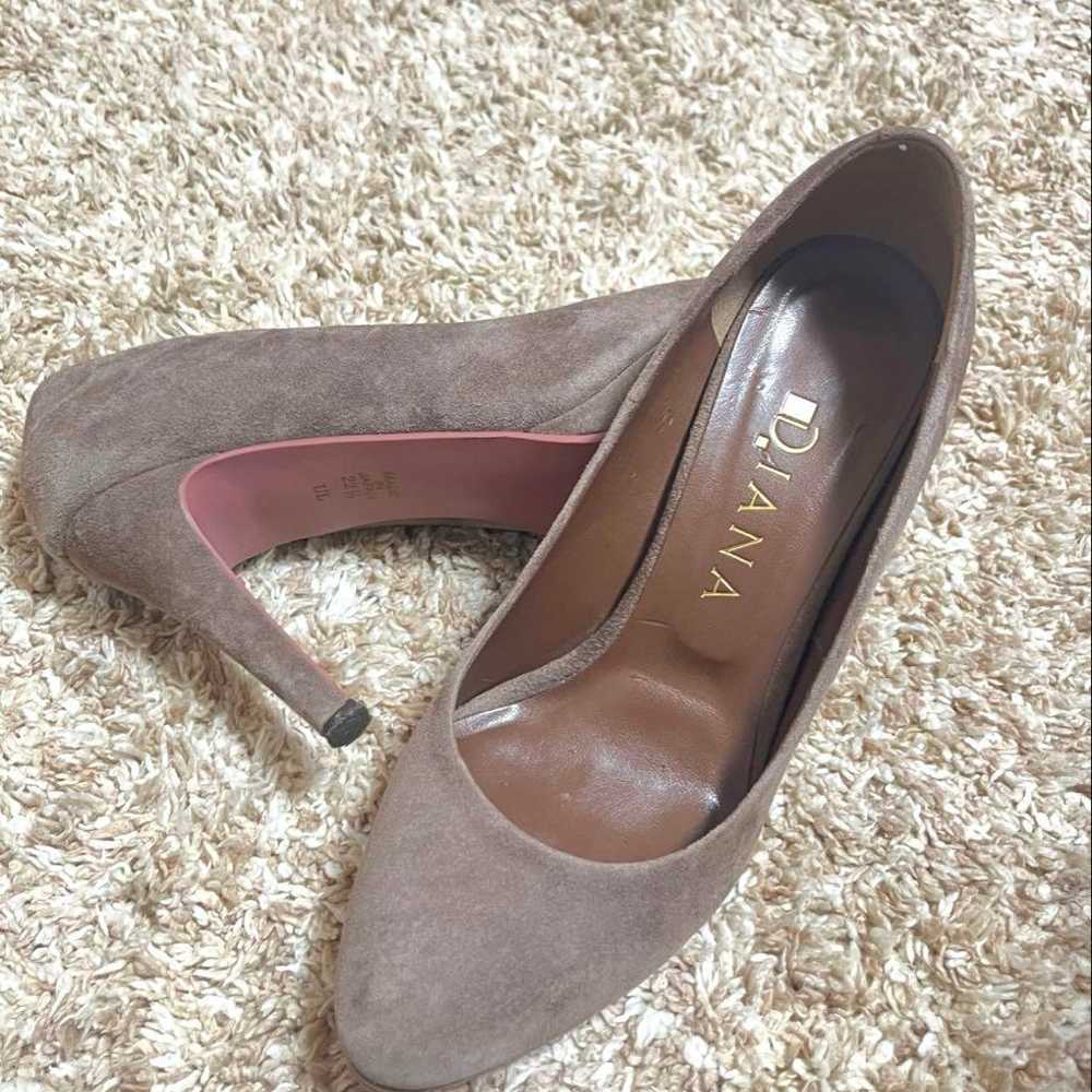 Beautiful condition✨【DIANA】Diana Suede Pumps Pink… - image 1