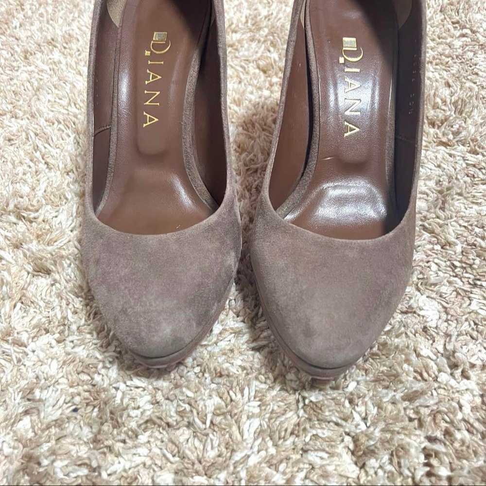 Beautiful condition✨【DIANA】Diana Suede Pumps Pink… - image 3