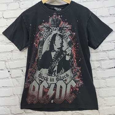 Vintage Authentic AC DC Rock Band Back in Black G… - image 1