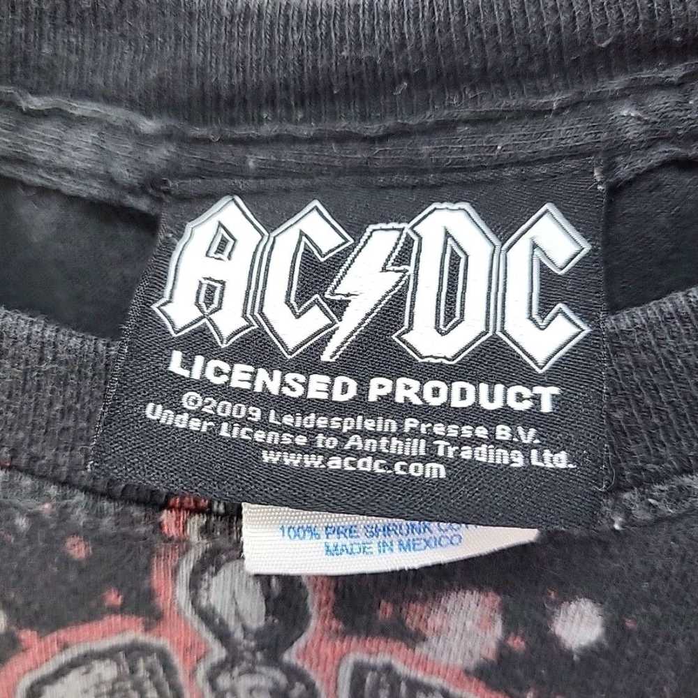 Vintage Authentic AC DC Rock Band Back in Black G… - image 4