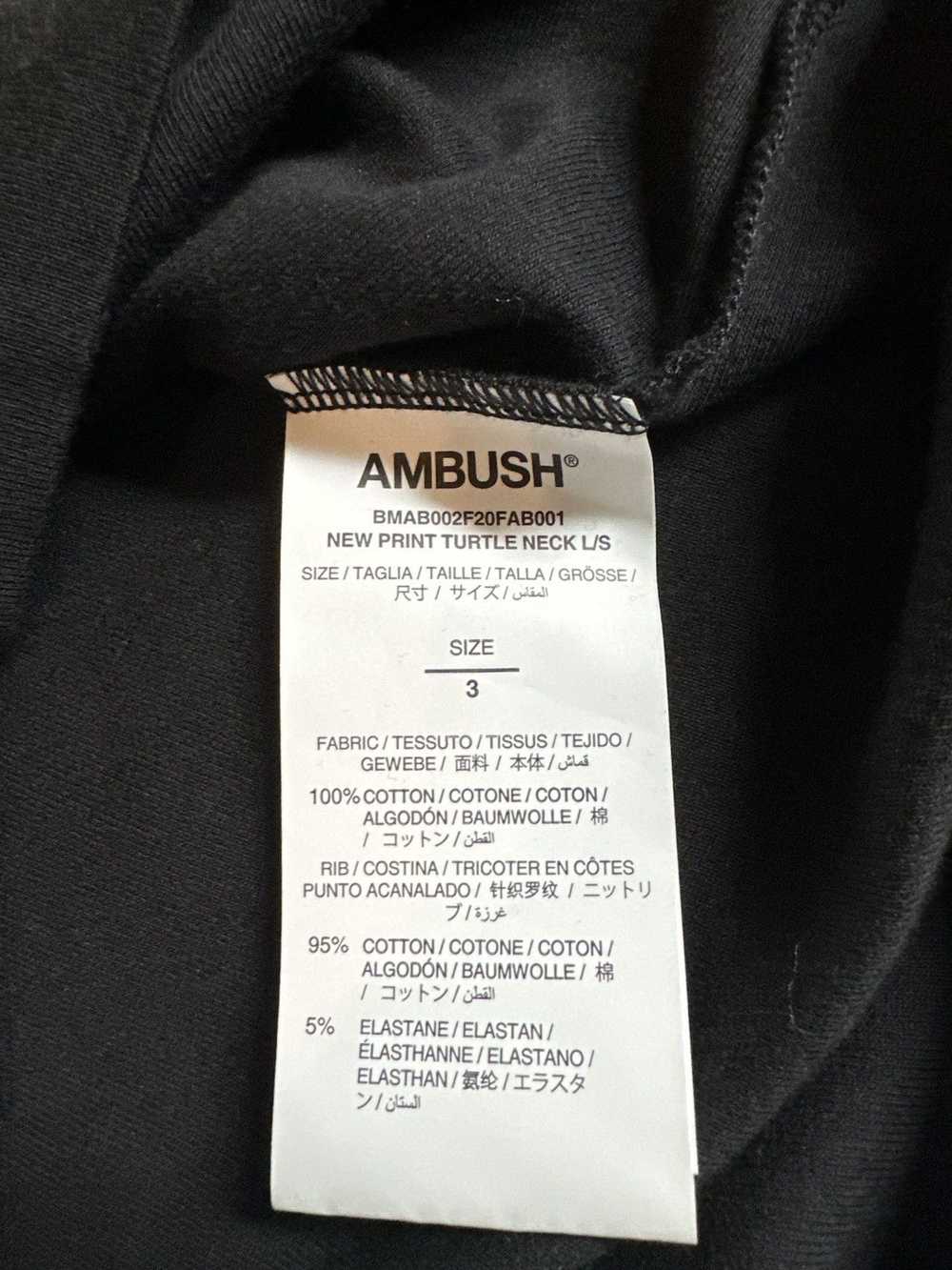 Ambush Design Black new print turtleneck - image 5