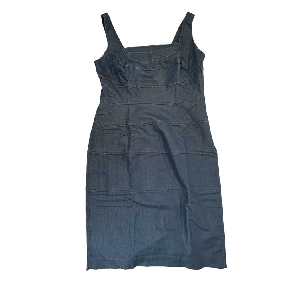 Evan Picone Evan Picone Dress Womens 8 Blue Denim… - image 1