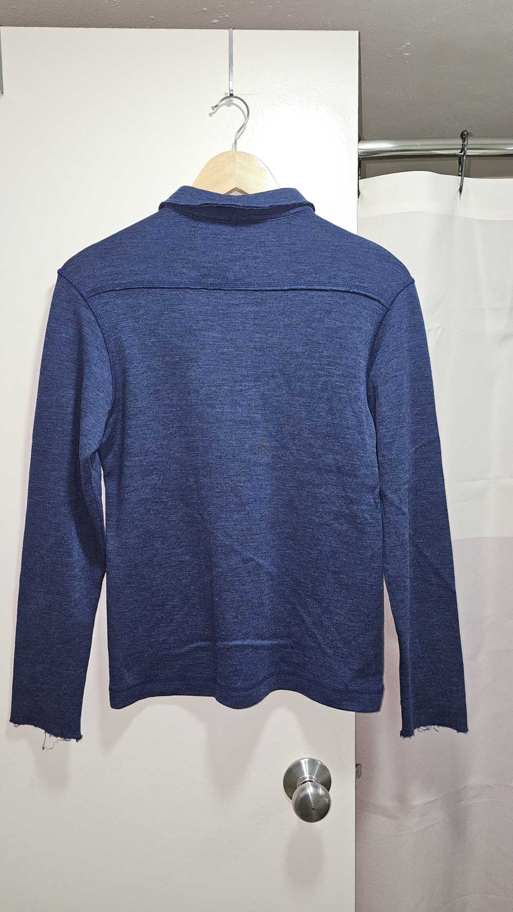 Eidos Napoli Eidos Napoli Wool Long Sleeve Polo [… - image 3