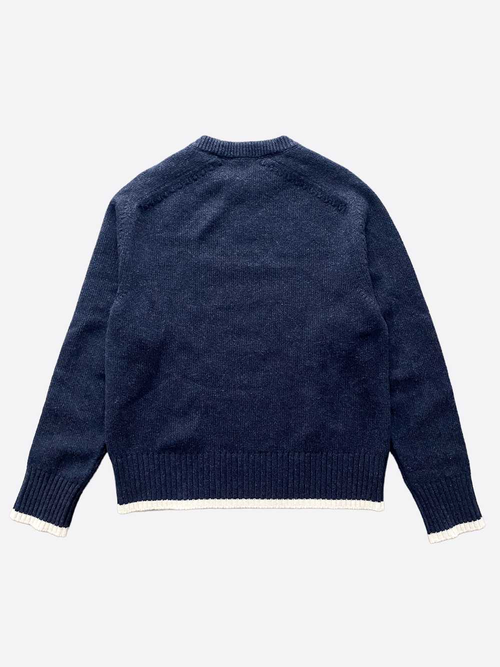 Dior Christian Dior Navy Atelier Wool Knitted Swe… - image 2