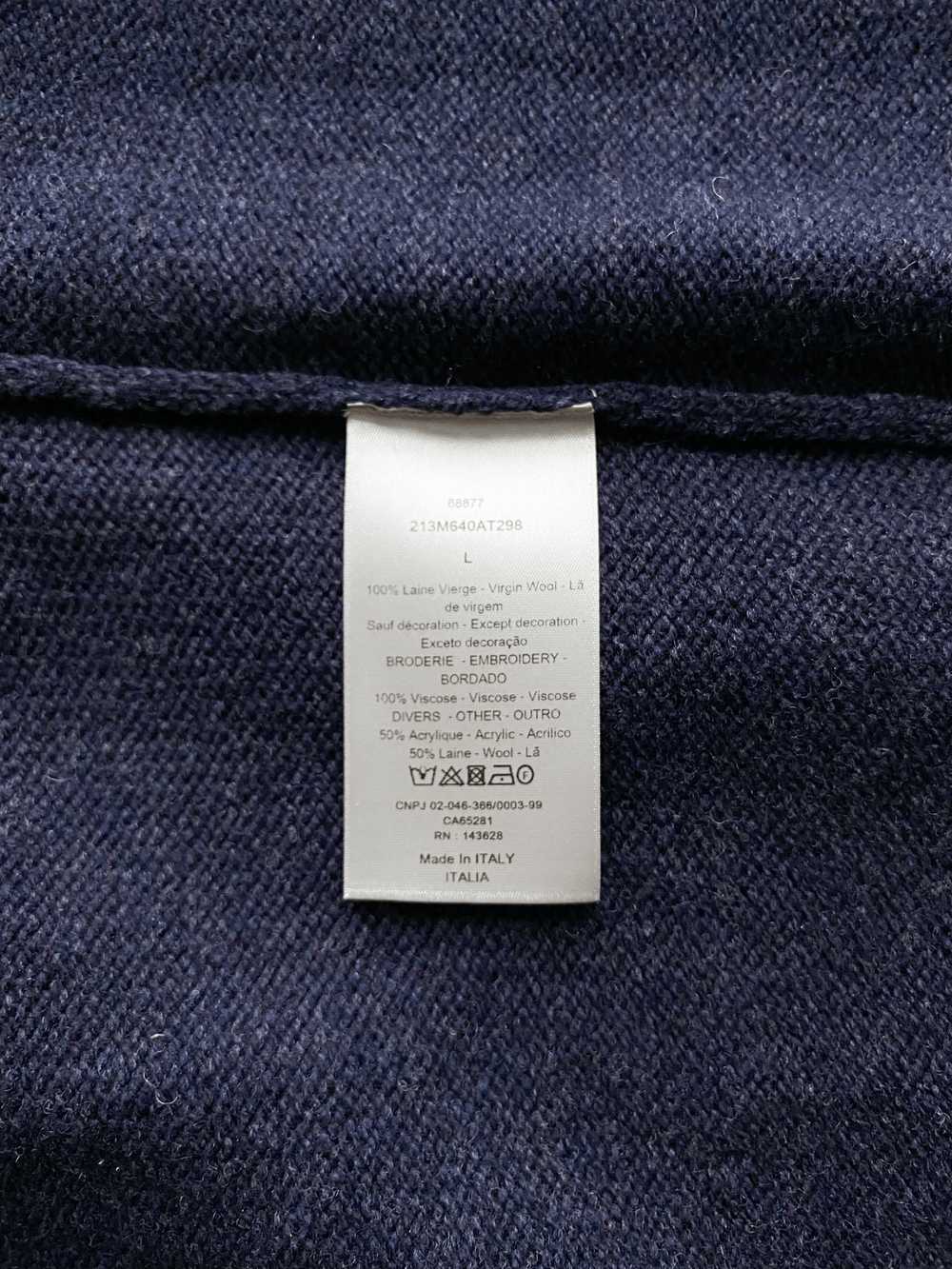 Dior Christian Dior Navy Atelier Wool Knitted Swe… - image 6