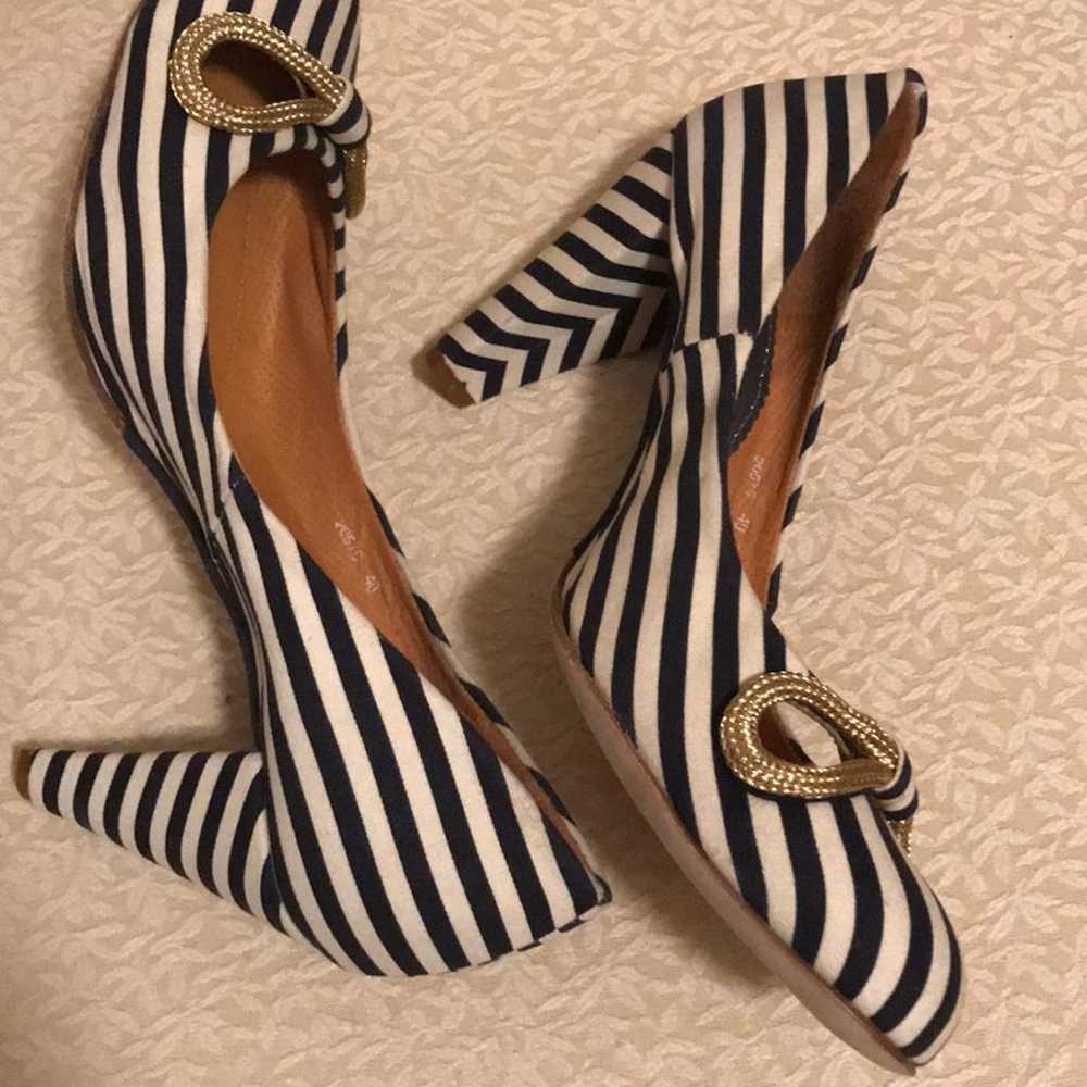 Malone’s for Aquazzura Striped Pumps - image 5