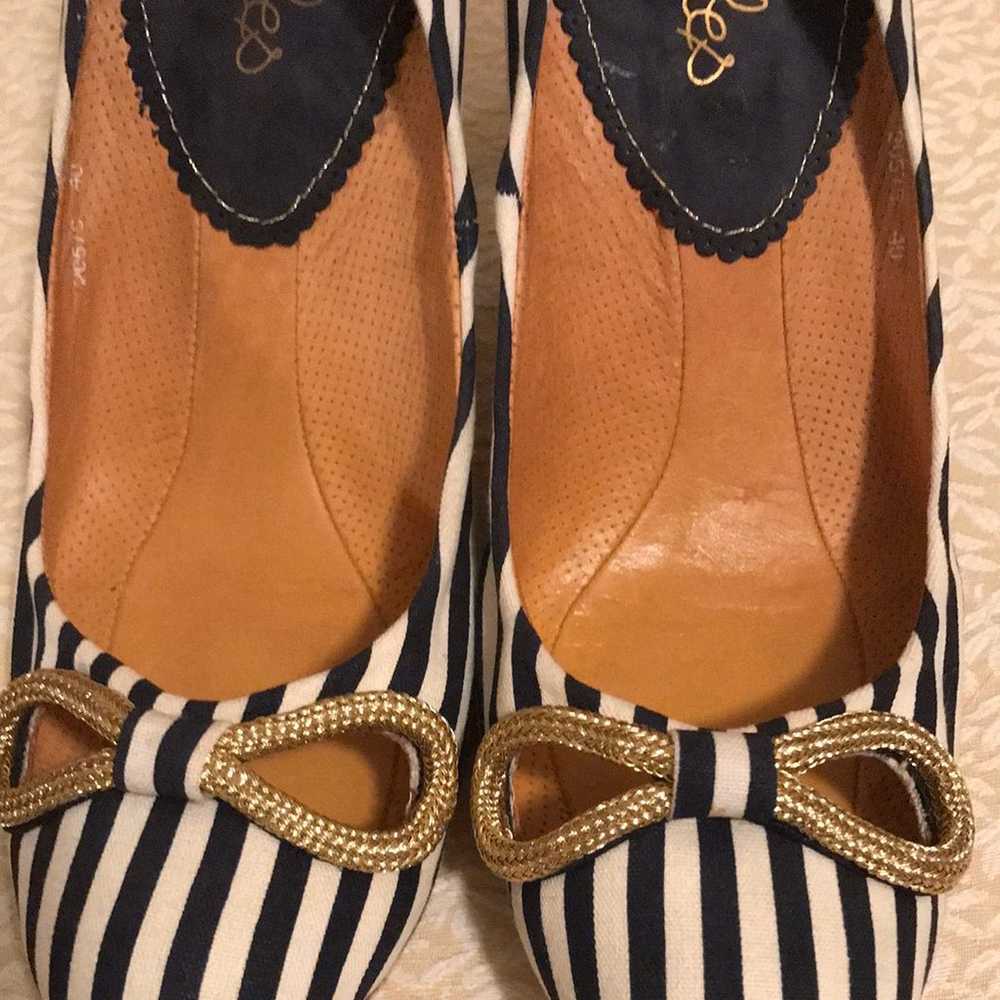 Malone’s for Aquazzura Striped Pumps - image 7