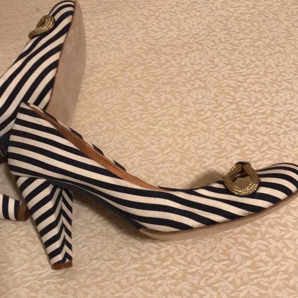 Malone’s for Aquazzura Striped Pumps - image 9