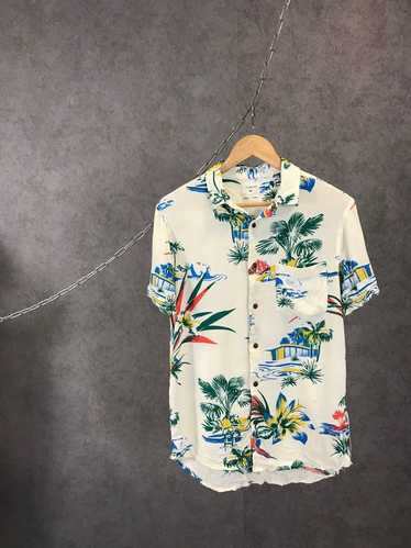 Crazy Shirts × Designer × Hawaiian Shirt Quiksilve