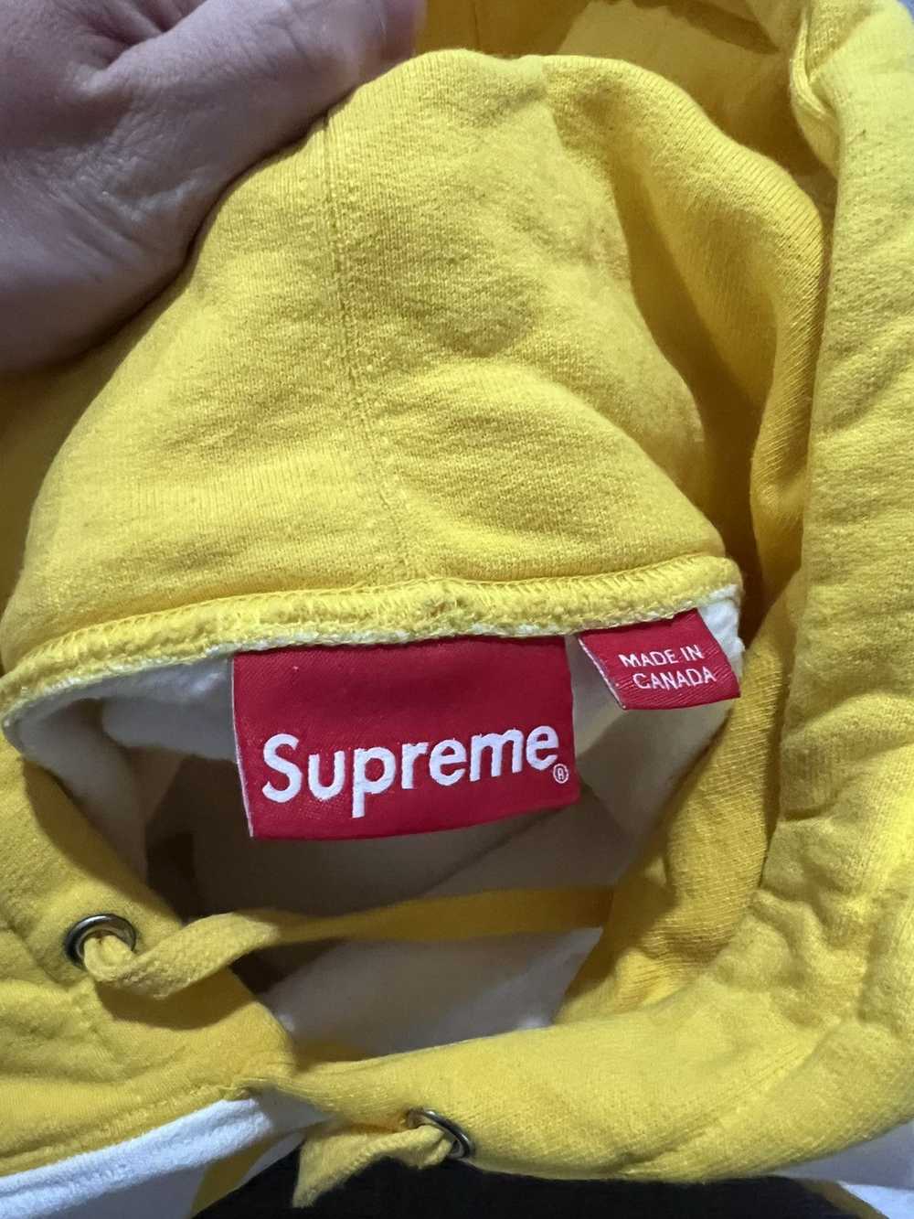 Supreme Supreme FW17 Yellow Blocked Hoodie - image 2