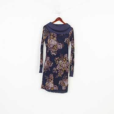 Liu-Jo Liu Jo Woman M Dress Navy Petit Flower Pri… - image 1