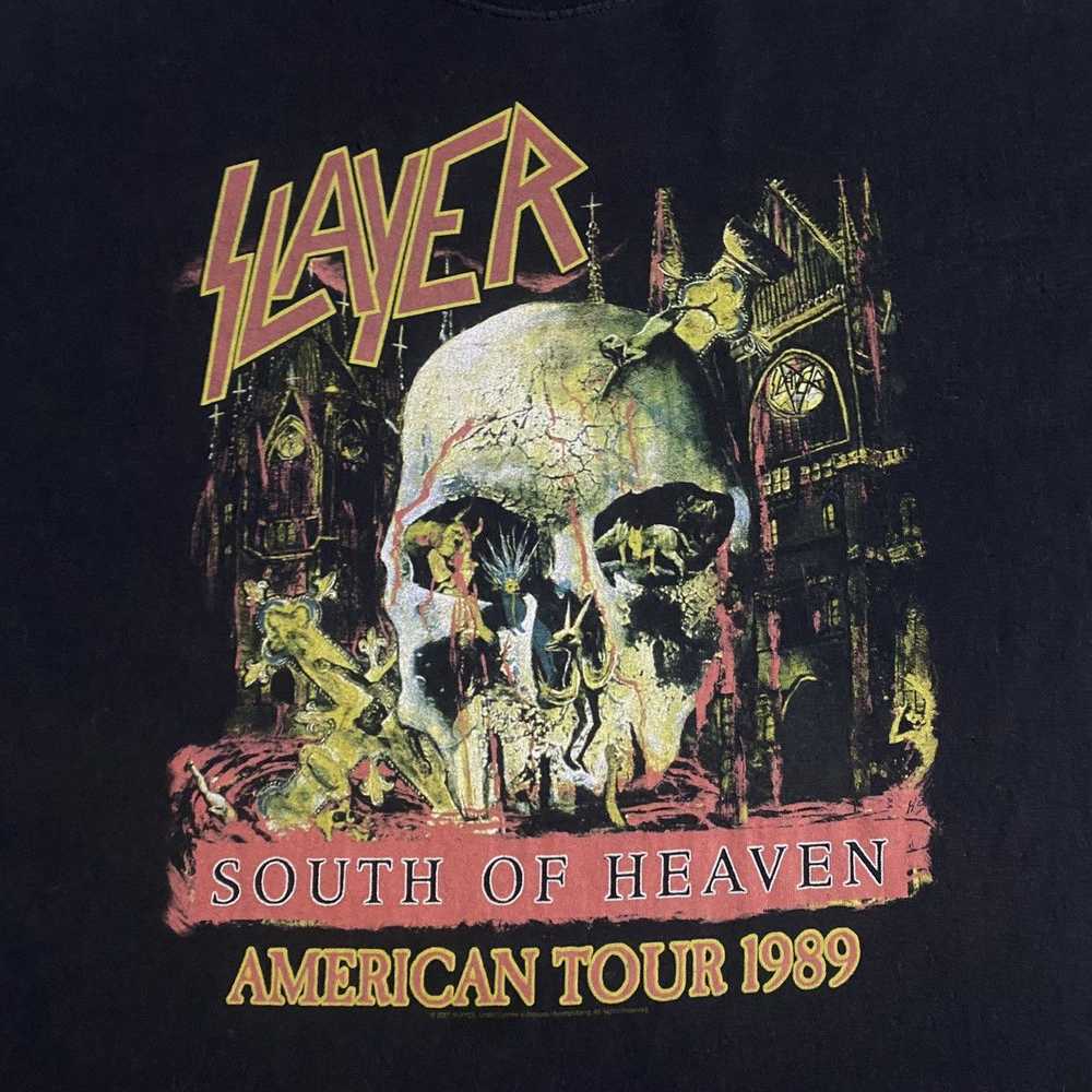 Band Tees × Slayer × Vintage SLAYER Shirt XL Band… - image 2