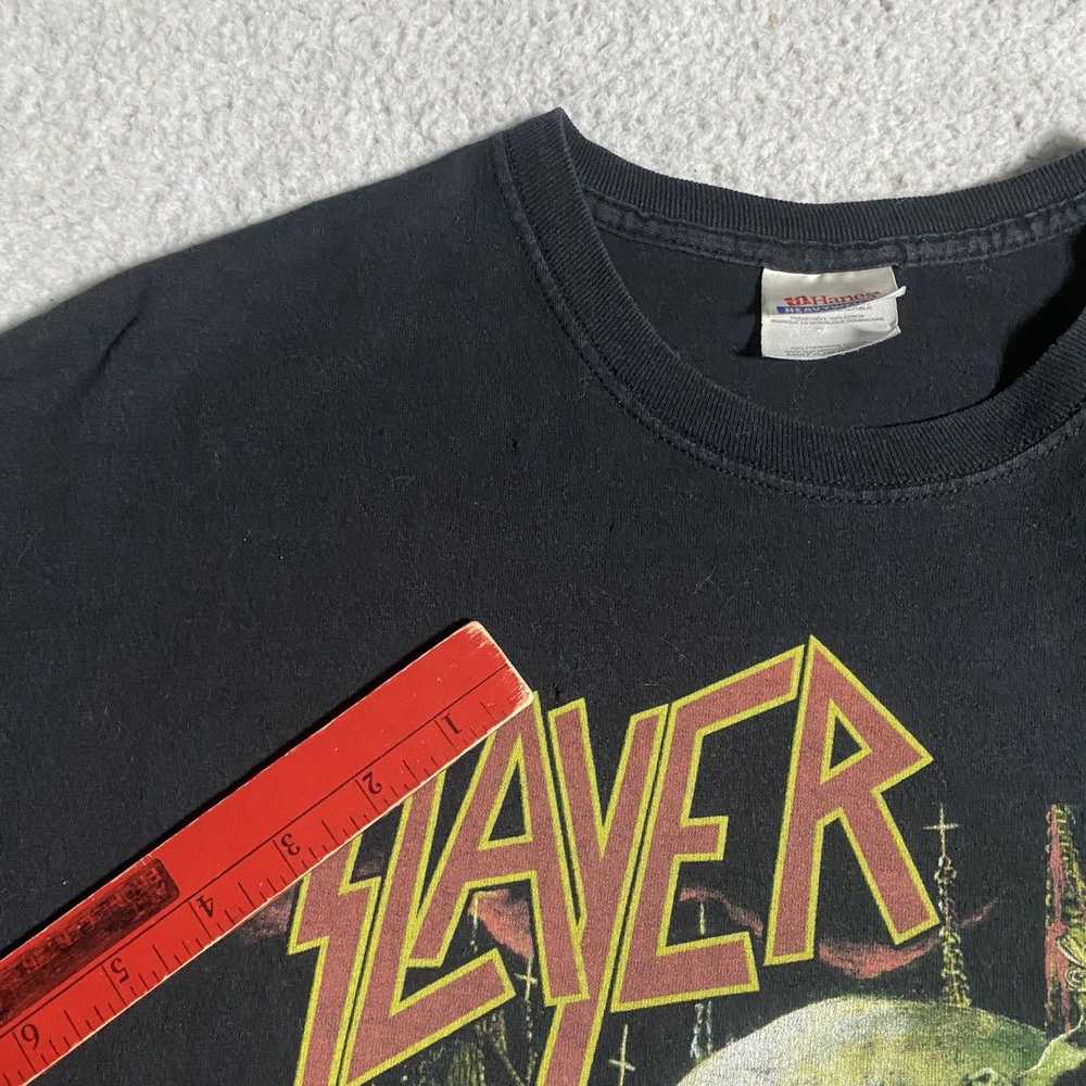 Band Tees × Slayer × Vintage SLAYER Shirt XL Band… - image 8