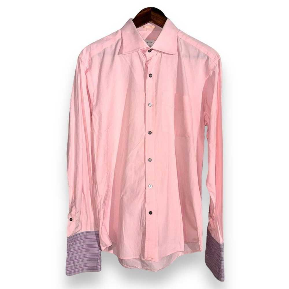 Paul Smith Pink Paul Smith Spread Collar French C… - image 1