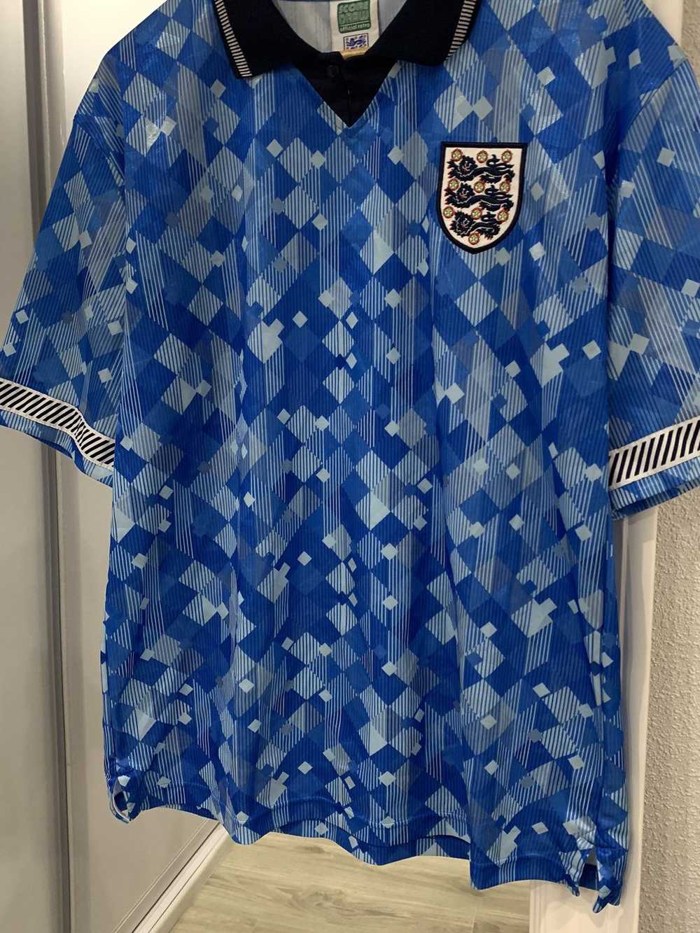 Fifa World Cup × Soccer Jersey × Vintage ENGLAND … - image 4