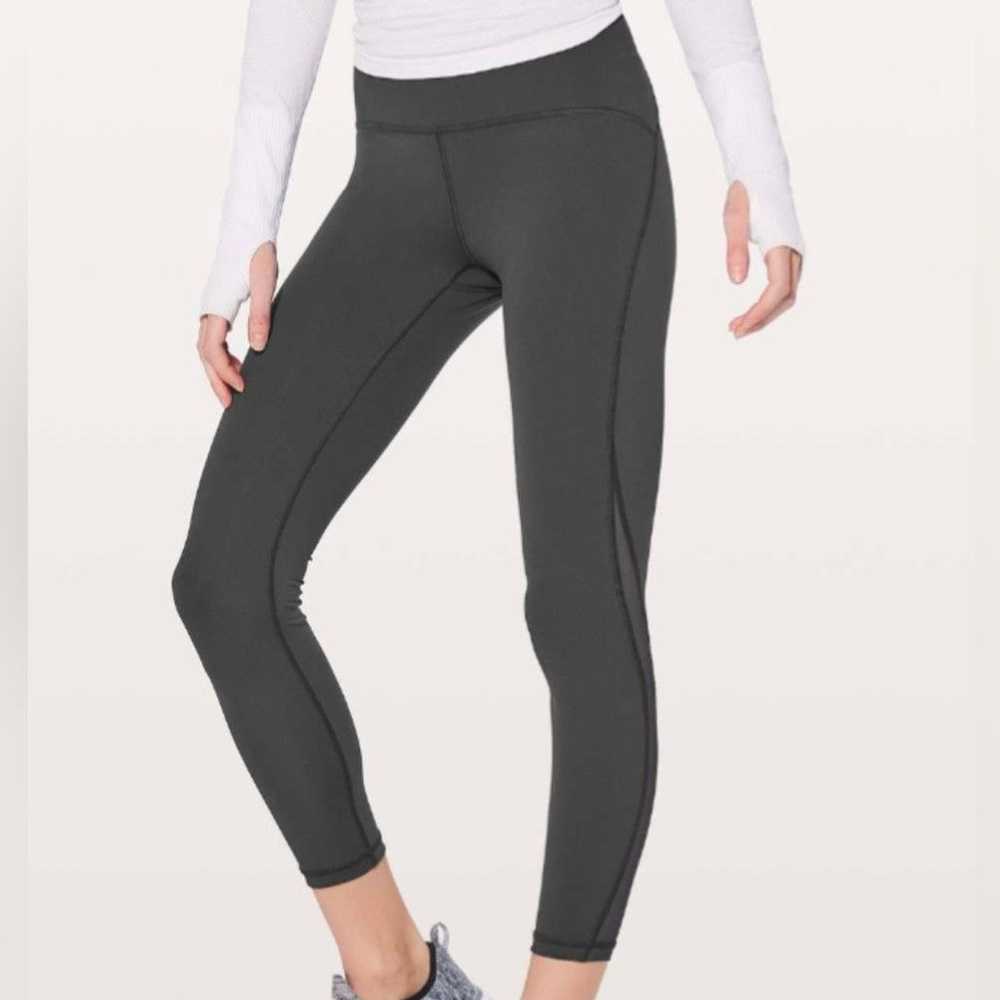 Lululemon Lululemon deep coal train time 7/8 25" … - image 2