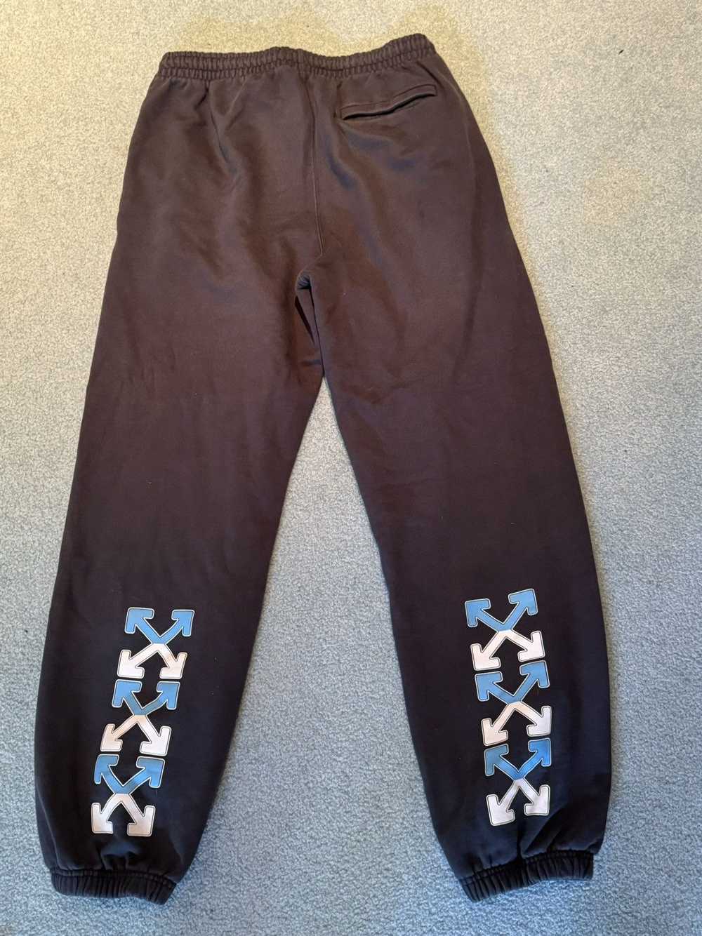 Off-White Dark Grey Off White Sweatpants - image 2