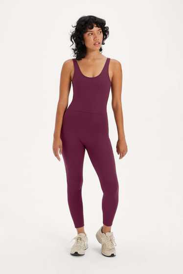 Girlfriend Collective Plum Scoop Unitard