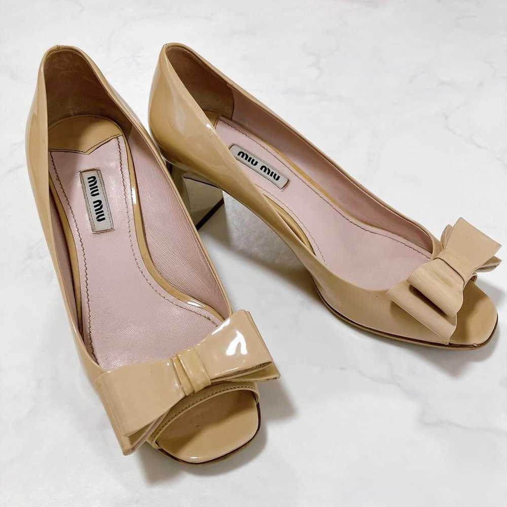 【Excellent Condition】miumiu Gem Heel Pumps with J… - image 4