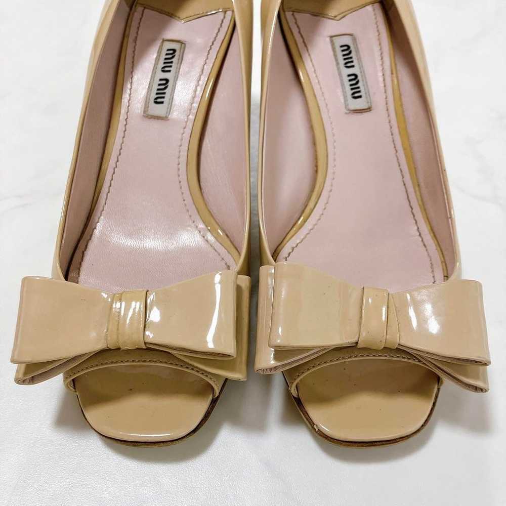 【Excellent Condition】miumiu Gem Heel Pumps with J… - image 6