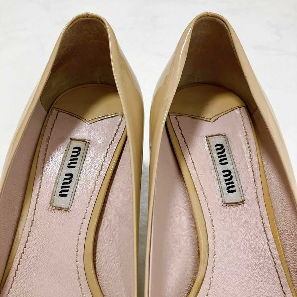 【Excellent Condition】miumiu Gem Heel Pumps with J… - image 7