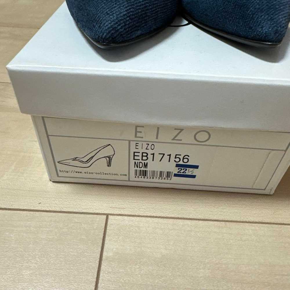 EIZO EB17156 Navy Pointed Toe Pumps 22.5cm - image 2