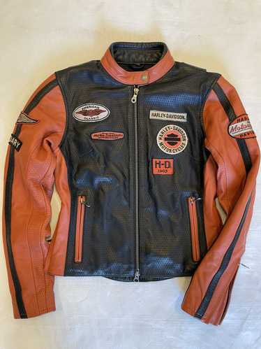 Harley Davidson Leather Cafe Racer Moto Jacket