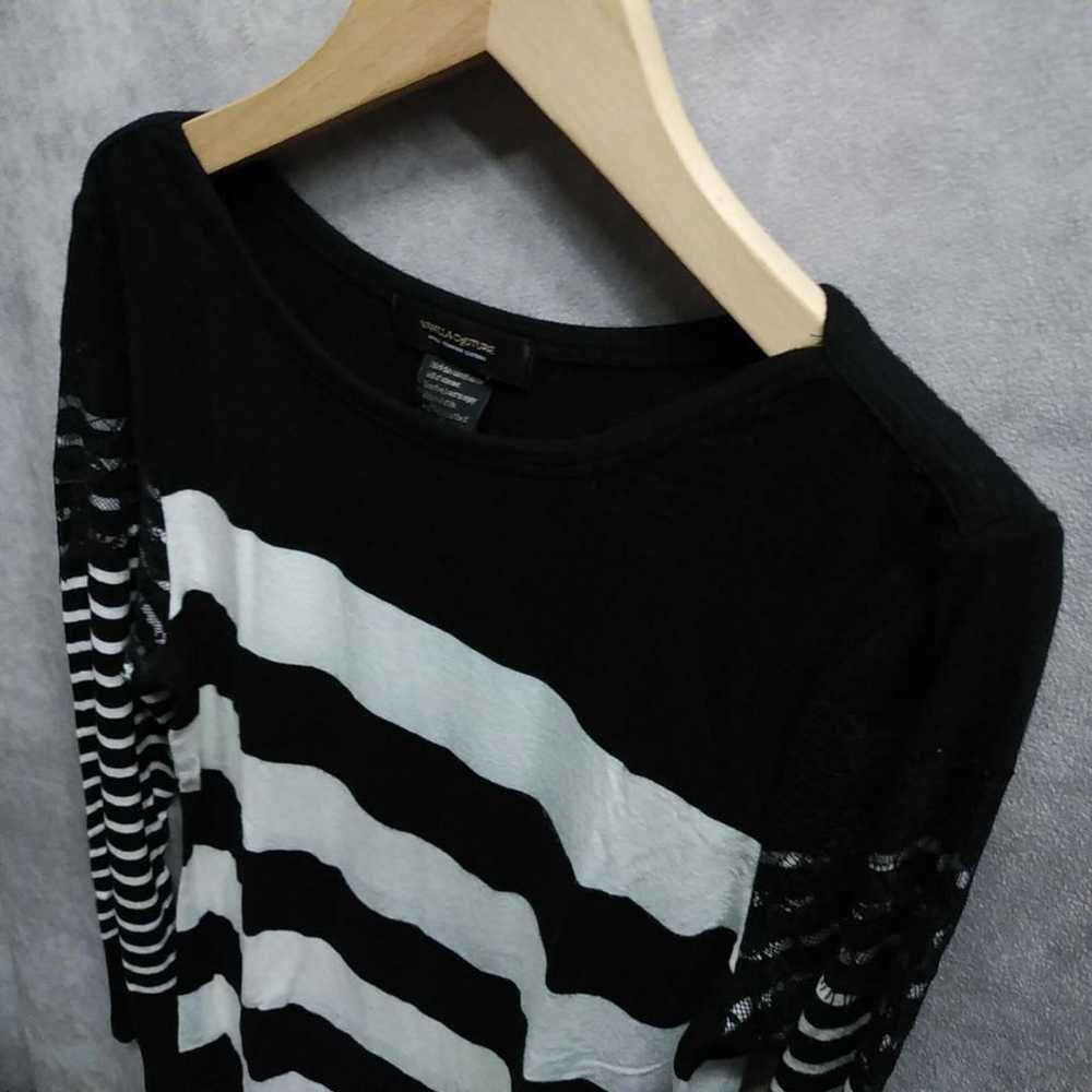 y2k tops striped long-sleeve t-shirt Heisei gal f… - image 10