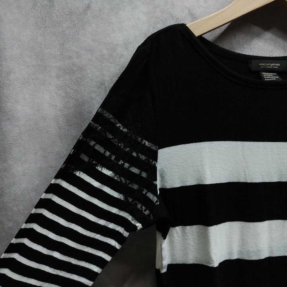 y2k tops striped long-sleeve t-shirt Heisei gal f… - image 9