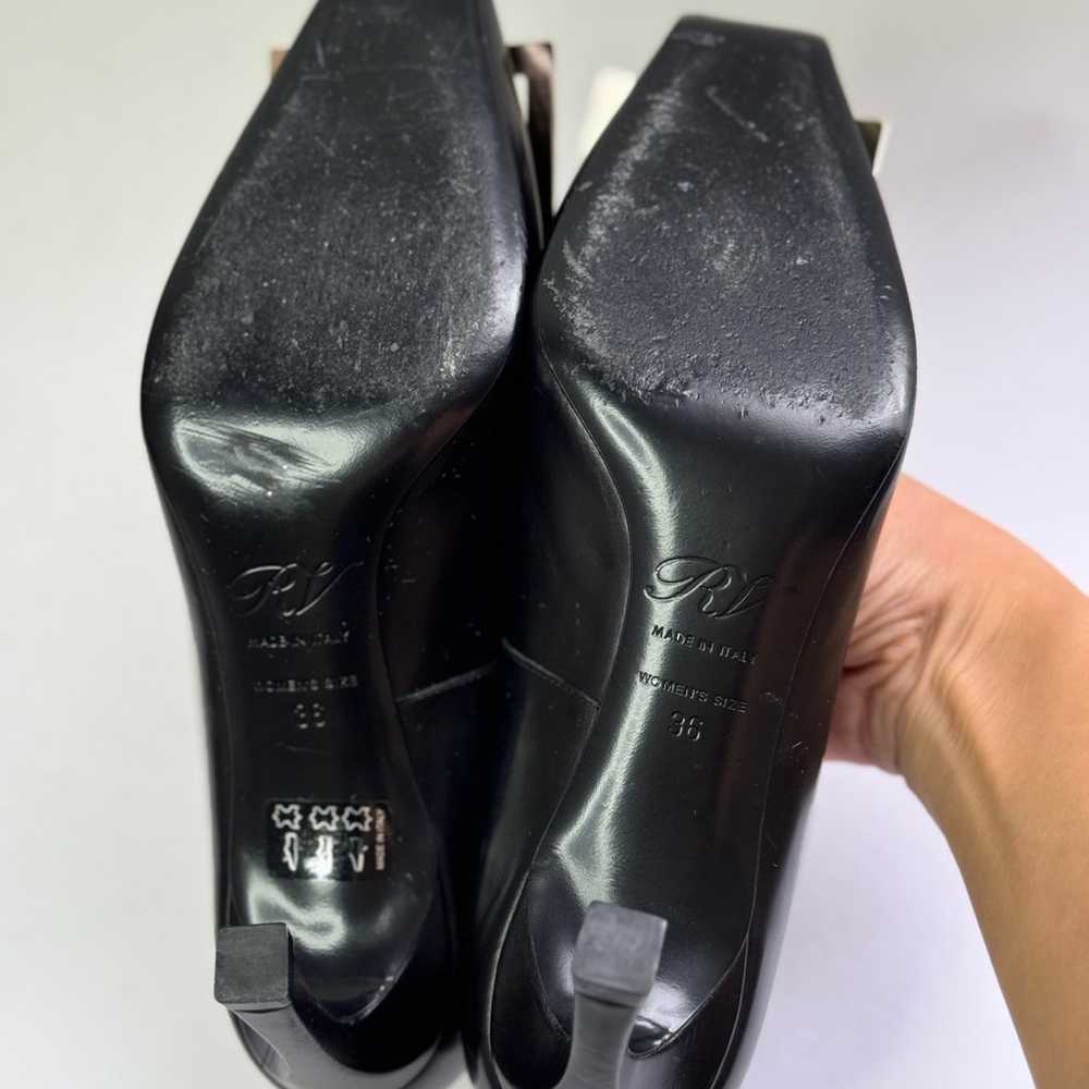 ROGER VIVIER Belle Vivier Trompette Leather Pumps - image 8