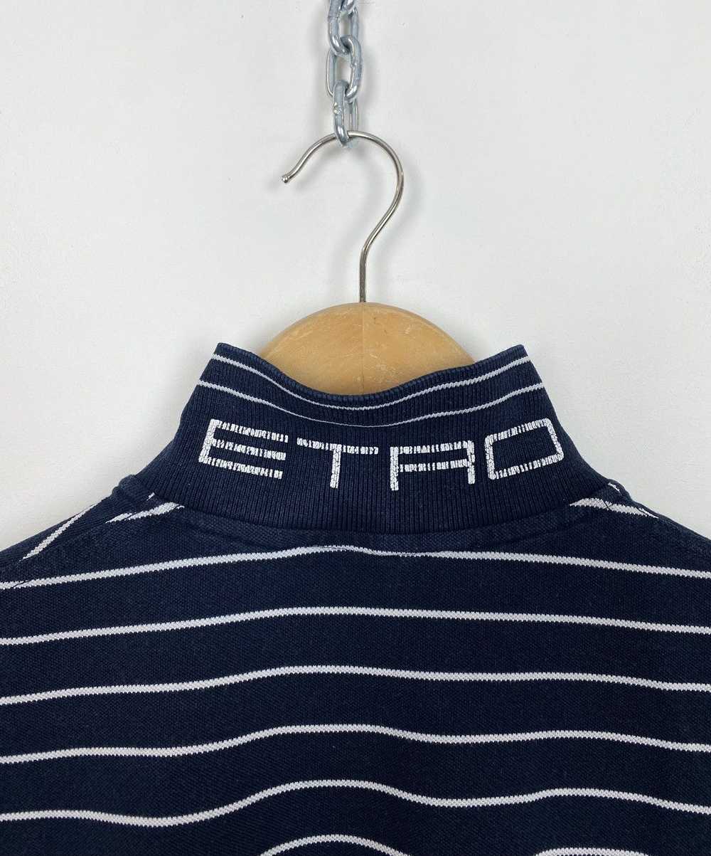 Designer × Etro × Luxury Etro Milano Polo Shirt S… - image 10