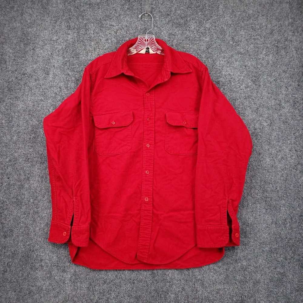 Vintage VINTAGE Woolrich Button Up Shirt Mens 16 … - image 1