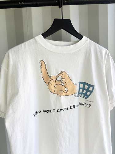 Vintage Who Says I Never Lift a Finger Shirt Distr